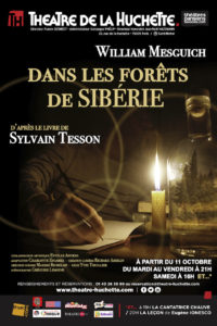 Affiche. Théâtre de la Huchette. Dans les forêts de Sibérie. 2019-10-11